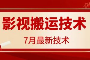 7月29日最新影视搬运技术，各种破百万播放